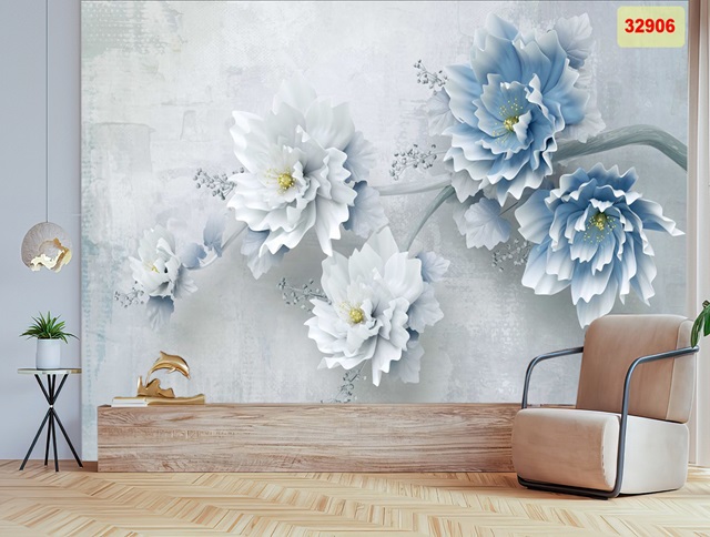 Mẫu tranh 3D vải lụa