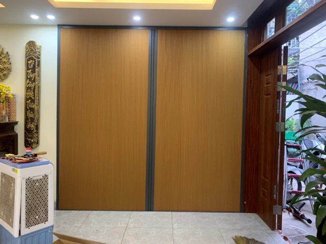 Mẫu vách ngăn tổ ong kiểu mở 2 cánh