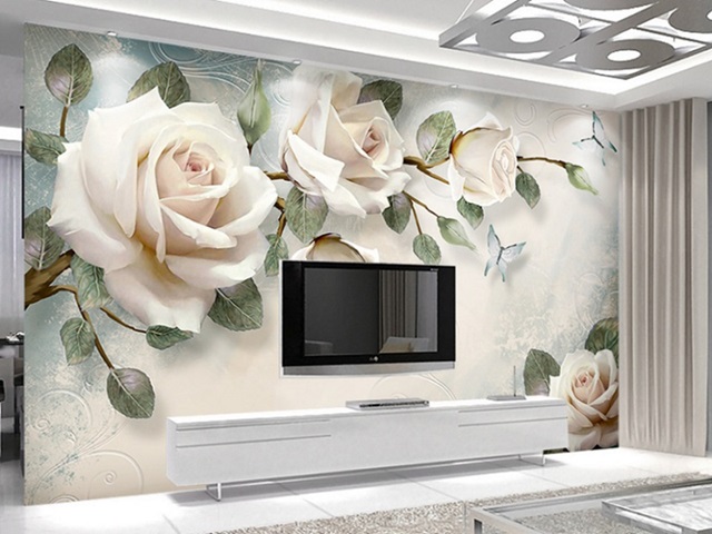 Tranh 3D dán tường có hình ảnh sống động như thật