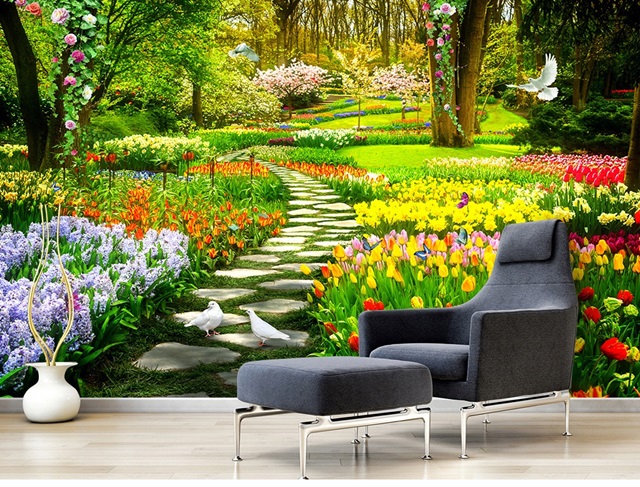 Tranh 3D phong cảnh là dòng trang được nhiều người lựa chọn