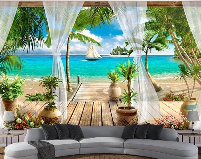 Tranh dán tường 3D có mẫu mã cực kỳ đa dạng
