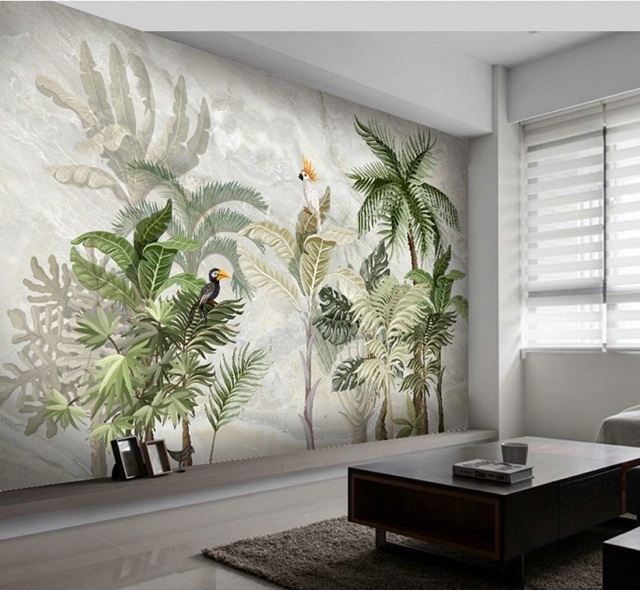 Tranh dán tường 3D mang đến vẻ đẹp sinh động như thật Tranh dán tường 3D mang đến vẻ đẹp sinh động như thật
