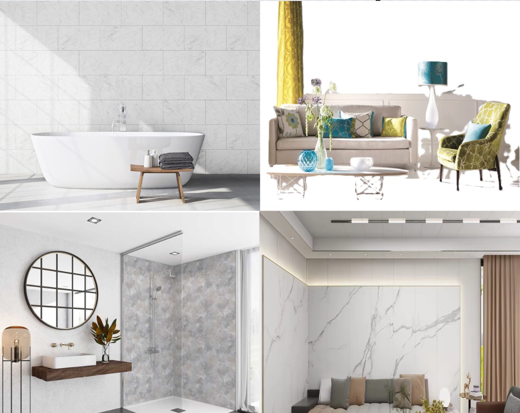 Xốp dán tường PVC vân đá có độ bám dính cao, đa dạng mẫu mã